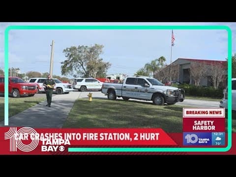 2 Safety Harbor firefighters hit by SUV outside fire station