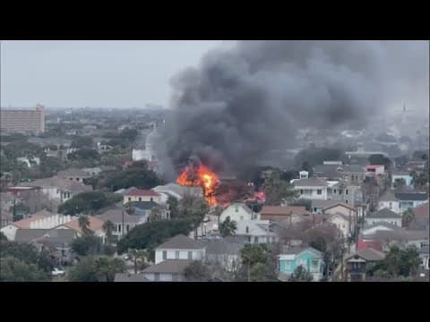 Couple, disabled son killed in Galveston house fire caused by space heater, fire department says