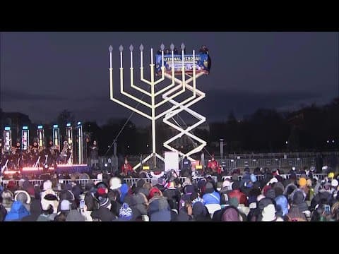 WATCH: National Menorah Lighting Ceremony