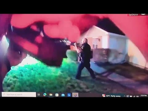 Ontario police release bodycam video of hourslong hostage situation where officer, woman were shot