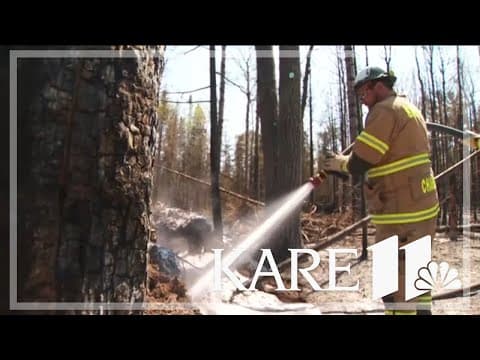 Walz, Senators Klobuchar and Smith visit wildfire zone