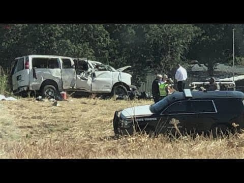 'Mass casualty incident': 4 killed, 10 injured in rollover crash in Wise County, officials say