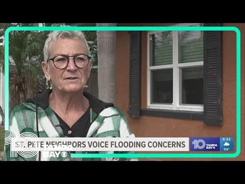 St. Pete community members voice concerns about storm damage, flooding