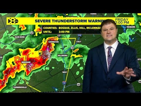LIVE: Tracking North Texas storms Friday afternoon