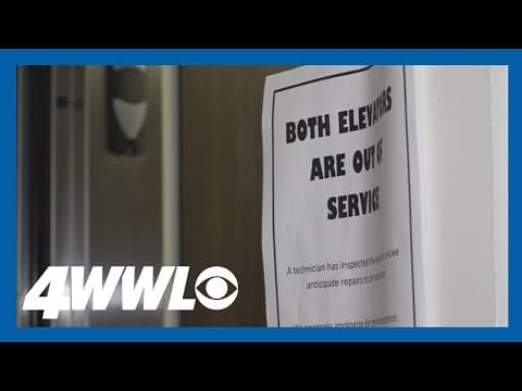 Treme apartment elevators didn't work for days as elderly and disabled were trapped