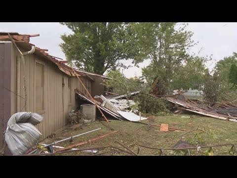 Two Indiana communities begin tornado cleanup