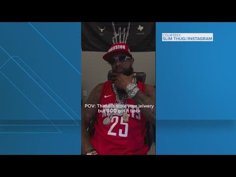 Slim Thug recovers stolen jewelry after Houston apartment burglary