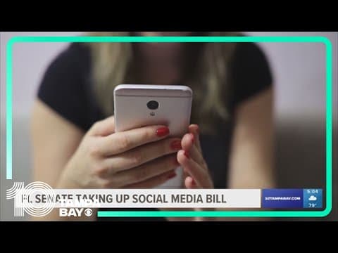 Florida House passes a bill to ban social media accounts for children under 16