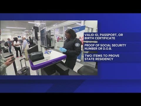 REAL ID: New requirement for all airline passengers begins in May