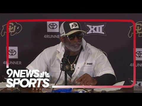 Deion Sanders spars with local Colorado media members, refuses questions