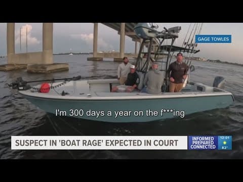 Man charged in viral 'boat rage' incident set to face a judge today