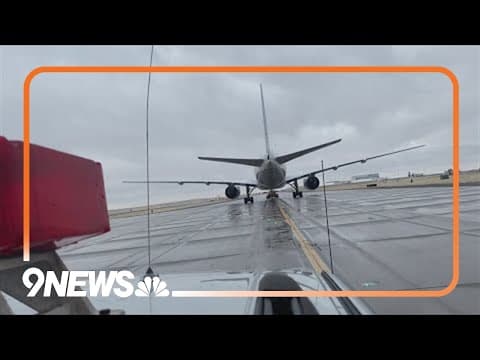 Checking in with Denver airport as polar vortex moves through the city