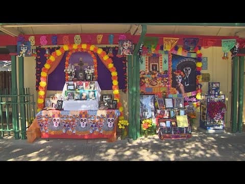 Celebrating Día de los Muertos at east Houston burger joint