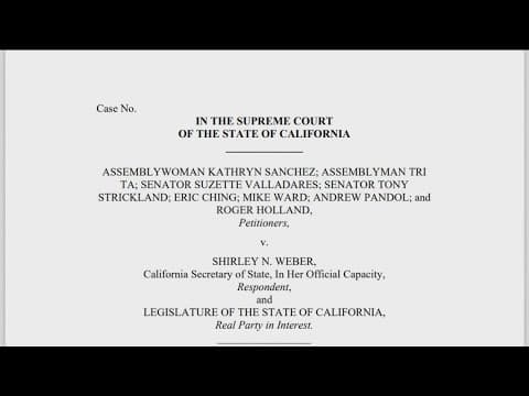 California Republicans head to court to block Prop. 50