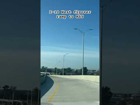 The wait is over! Take a ride along the new route to MSY International Airport from I-10 West…