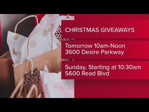 Families get extra help this holiday season with Christmas giveaways still on offer