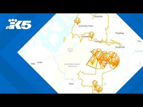 Widespread power outages in Pierce County