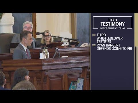 Recapping day 3 of suspended Texas AG Ken Paxton's impeachment trial