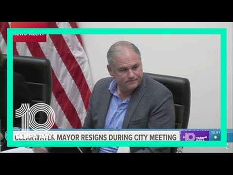 Clearwater mayor abruptly resigns during city council meeting citing 'reckless spending'