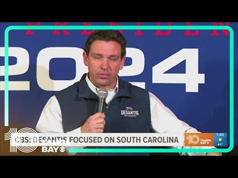 CBS: DeSantis focuses on South Carolina after Iowa primary loss