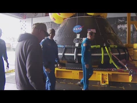 Recovery drill off San Diego coast ahead of Artemis Moon Mission