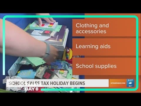 Florida's back-to-school tax holiday begins Monday