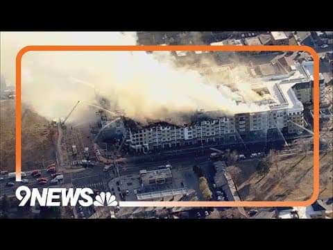 Aurora officials give update on large weekend fire