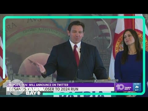 DeSantis' presidential announcement expected in live Twitter chat