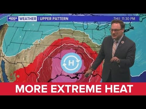 Weather: More extreme heat heading into the weekend