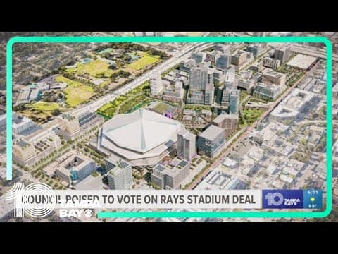St. Pete City Council poised to vote on Rays stadium deal