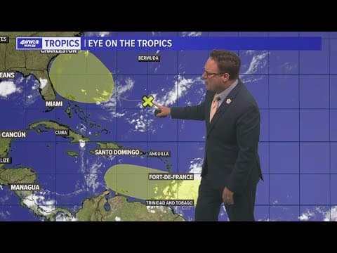 Monday afternoon tropical update