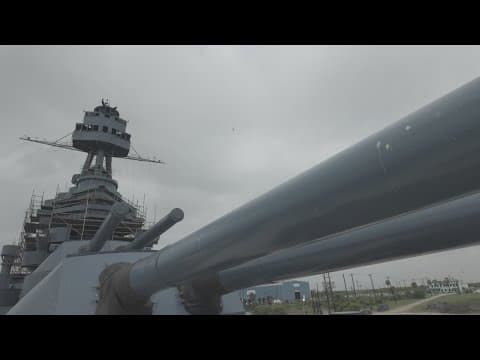 Our first look below the deck of the refinished Battleship Texas