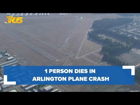1 person dies in Arlington plane crash
