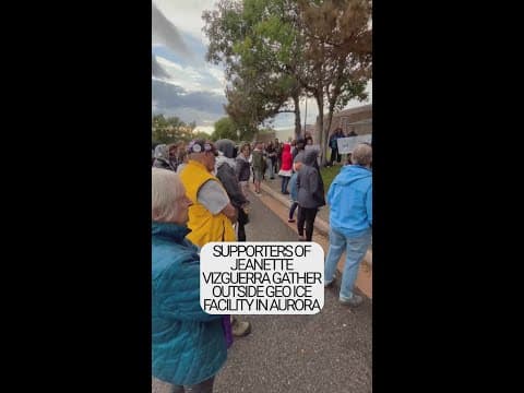 Rally in Aurora for detained activist Jeanette Vizguerra