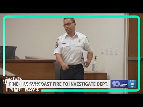 Pinellas Suncoast fire chief says he has nothing to hide after 'toxic workplace' allegations