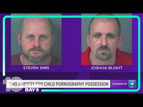 2 Hernando County men arrested, charged for child porn