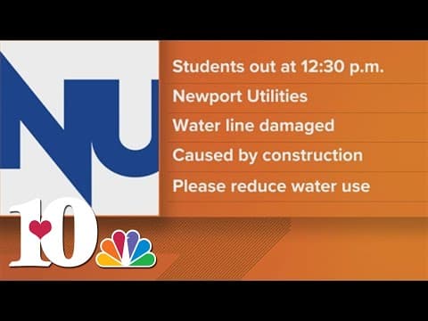 Schools in Cocke County close early due to 'major water line damage'