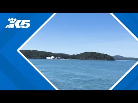 Witness describes moments small plane crashes in San Juan Islands