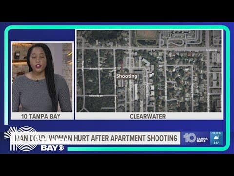 Man dead, woman injured after shooting in Clearwater