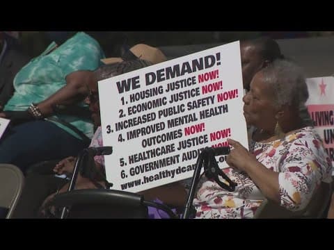 Protests in Navy Yard over poor living conditions