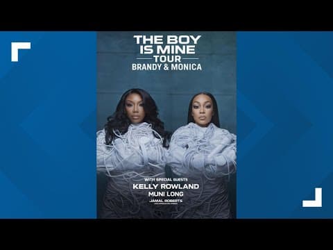 Brandy and Monica performing in downtown Indianapolis on 'The Boy Is Mine Tour'