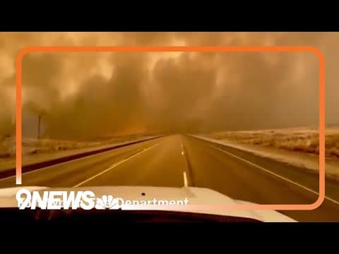 Texas Wildfires: Fort Worth Fire Department Captures Apocalyptic Video