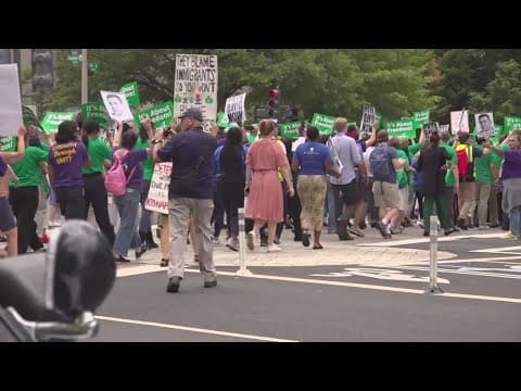 National protests over ICE raids intensify including in DC