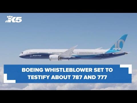 Boeing whistleblower to testify about 787