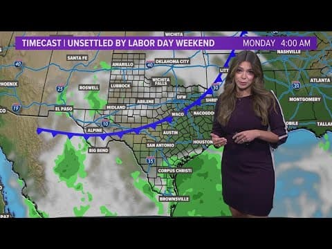 DFW Weather: Heat dropping in North Texas, possible rain heading into Labor Day weekend