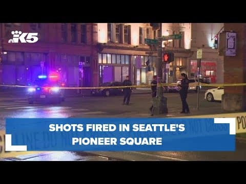 BREAKING:  Shooting in Pioneer Square