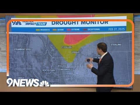 How has recent snow impacted Colorado drought conditions?