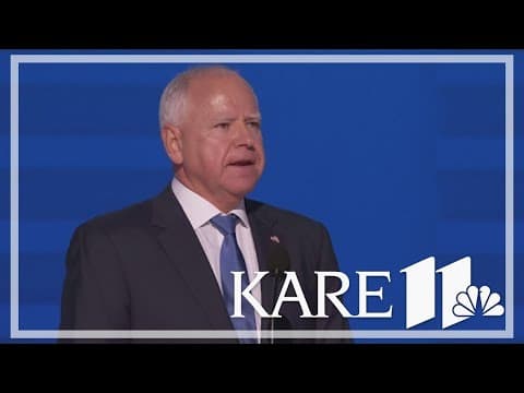 Walz speaks about Kamala Harris