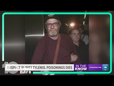 Suspect in 1982 Tylenol poisonings that killed 7 people found dead