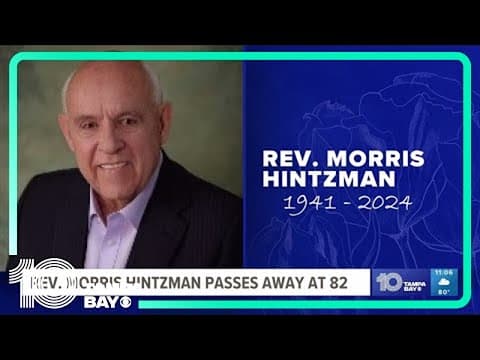 Former Metropolitan Ministries CEO Rev. Morris Hintzman dies at 82